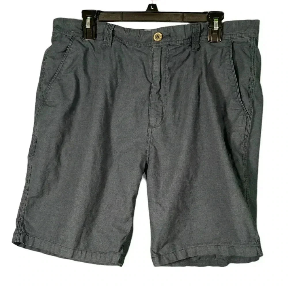 Rodd & Gunn Gunn Bermuda Slim Fit Blue Shorts Size 36